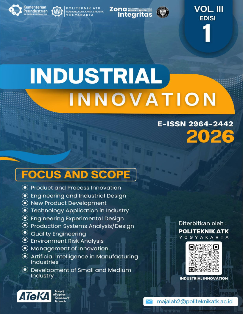 					View Vol. 3 No. 1 (2026): Industrial Innovation
				